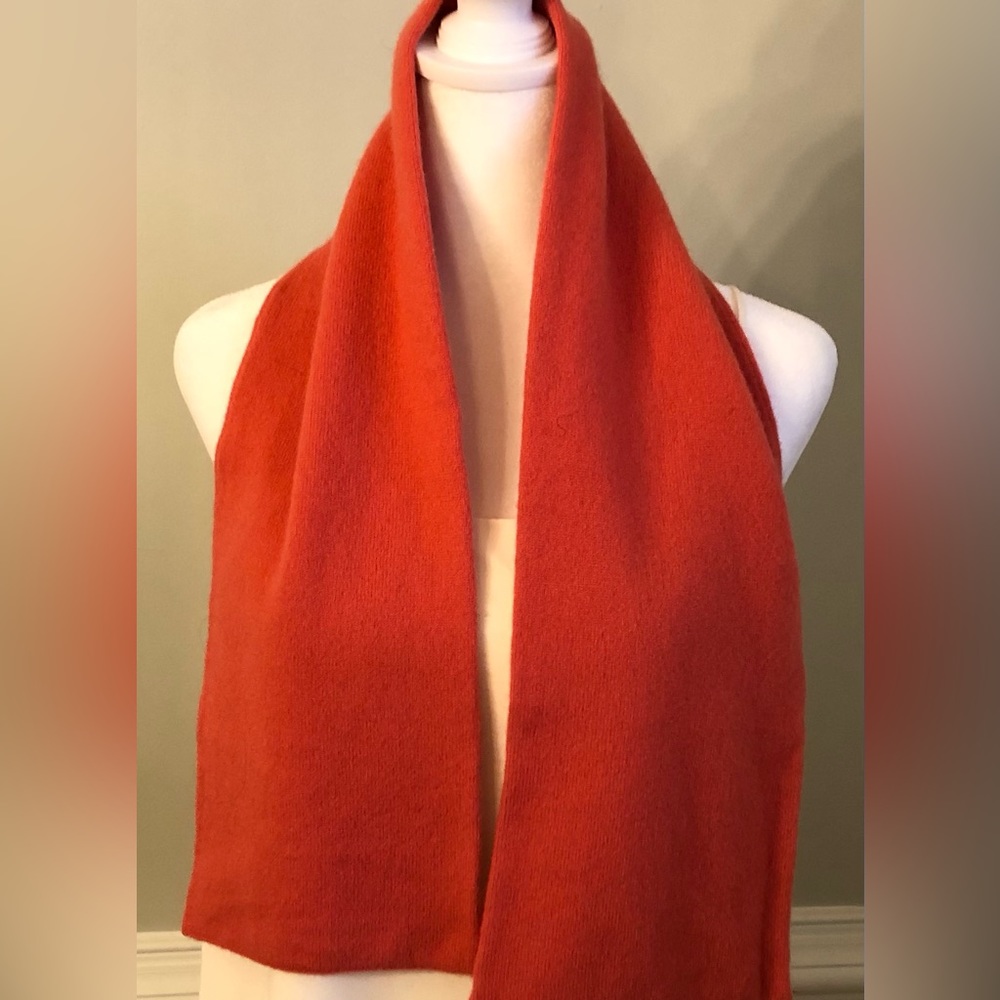 Cashmere Wool Blend Scarf from JCrew in Coral Pink